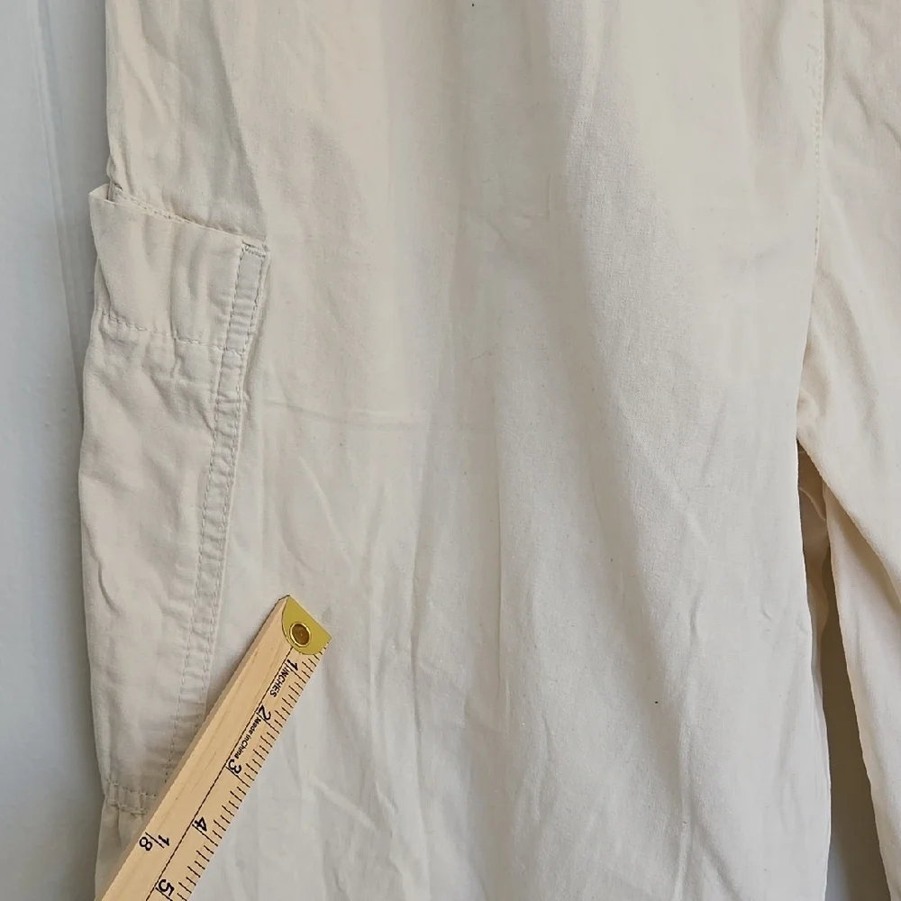 Jaded London Ecru Parachute Cargo Pants Size S - Picture 11 of 16